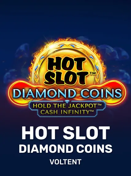 Hot Slot Diamond Coins game tile